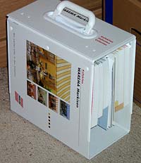 Markisen-Musterkoffer