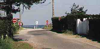 Straße zum Meer