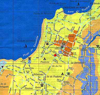 Quimiac-Stadtplan