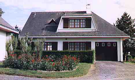 Haus in Nahaufnahme