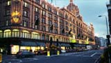 Harrods bei Nacht