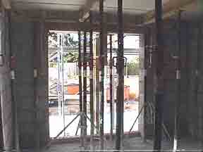 Terrasse vom Wohnzimmer aus